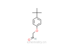 CAS:72928-50-8_[4-(1,1-二甲基乙基)苯氧基]乙醛的分子结构
