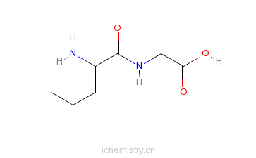 CAS:7298-84-2_L-亮氨酸-L-丙氨酸的分子结构