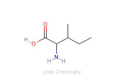 CAS:73-32-5_L-异亮氨酸的分子结构