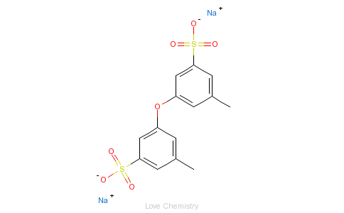 CAS:73037-34-0_׻ӢƣOxybis(methylbenzenesulfonicacid),disodiumsaltķӽṹ