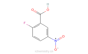 CAS:7304-32-7_2-氟-5-硝基苯甲酸的分子结构