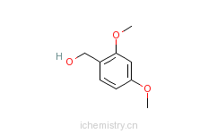 CAS:7314-44-5_2,4-二甲氧基苄醇的分子结构