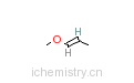 CAS:7319-16-6_甲基1-丙烯基醚的分子结构