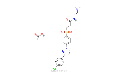 CAS:73287-50-0_3-[[4-[3-(4-ȱ)-4,5--1H--1-]]]-N-(2-װһ)(11)Ļķӽṹ