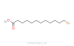 CAS:73367-80-3_12-溴十二烷酸的分子结构