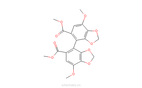 cas:73536-69-3_联苯双酯的分子结构