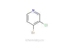 CAS:73583-41-2_3-氯-4-溴吡啶的分子结构