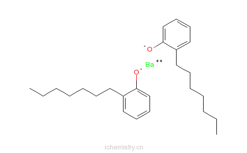 CAS:73598-35-3_庚基苯酚钡盐的分子结构