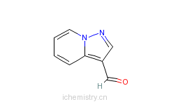 CAS:73957-66-1_吡唑并[1,5-a]吡啶-3-甲醛的分子结构