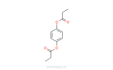 CAS:7402-28-0_对苯二酚二丙酸酯的分子结构