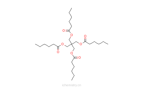 CAS:7445-47-8_二己酸-2,2-二[[(己酰基)氧]甲基]-1,3-二丙酯的分子结构