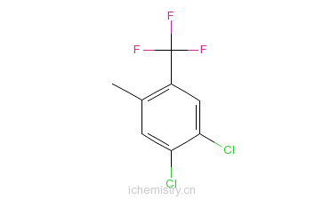 CAS:74483-51-5_3,4-二氯-6-三氟甲基甲苯的分子结构