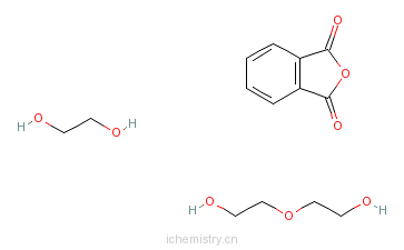 CAS:74721-66-7_1,3-异苯并呋喃二酮与1,2-乙二醇和2,2'-氧-双(乙醇)的聚合物的分子结构