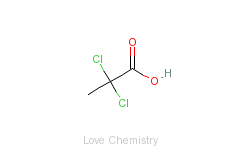 CAS:75-99-0_2,2-二氯丙酸的分子结构