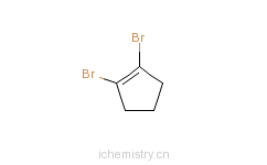 CAS:75415-78-0_1,2-二溴环戊烯的分子结构