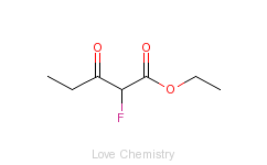 CAS:759-67-1_氟代丙酰基乙酸乙酯的分子结构