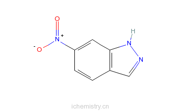 CAS:7597-18-4_6-硝基吲唑的分子结构