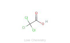 CAS:76-03-9_三氯乙酸的分子结构