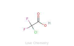CAS:76-04-0_二氟氯乙酸的分子结构