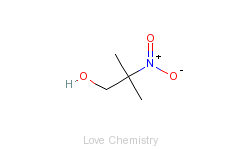 CAS:76-39-1_2-甲基-2-硝基-1-丙醇的分子结构
