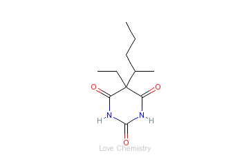 CAS:76-74-4_戊巴比妥的分子结构
