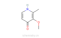 CAS:76015-11-7_3-甲氧基-2-甲基-1H-吡啶-4-酮的分子结构