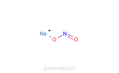 CAS:7632-00-0_亚硝酸钠的分子结构