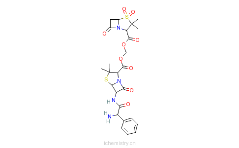 CAS:76497-13-7_舒他西林碱的分子结构