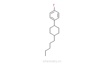 CAS:76802-61-4_反-4-(4-正戊基环己基)-1-氟苯的分子结构