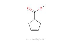 CAS:7686-77-3_3-环戊烯甲酸的分子结构