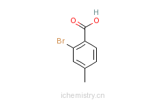 CAS:7697-27-0_2-溴-4-甲基苯甲酸的分子结构