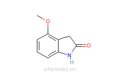 CAS:7699-17-4_4-甲氧基-2-吲哚酮的分子结构
