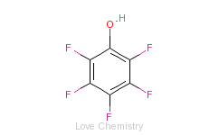 CAS:771-61-9_五氟苯酚的分子结构