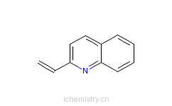 CAS:772-03-2_2-乙烯基喹啉的分子结构