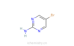 CAS:7752-82-1_2-氨基-5-溴嘧啶的分子结构
