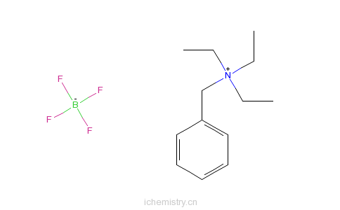 CAS:77794-93-5_苄基四乙基四氟硼酸铵的分子结构