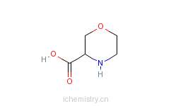CAS:77873-76-8_3-吗啉羧酸的分子结构