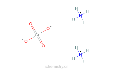 CAS:7788-98-9_铬酸铵的分子结构