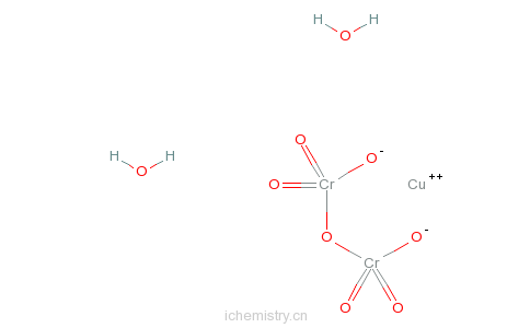 CAS:7789-07-3_重铬酸铜,二水的分子结构