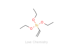 CAS:78-08-0_乙烯基三乙氧基硅烷的分子结构
