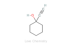 CAS:78-27-3_乙炔环己醇的分子结构