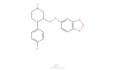 CAS:78246-49-8_盐酸帕罗西汀的分子结构