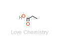 CAS:79-09-4_丙酸的分子结构