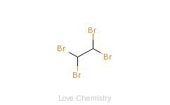 CAS:79-27-6_四溴乙烷的分子结构