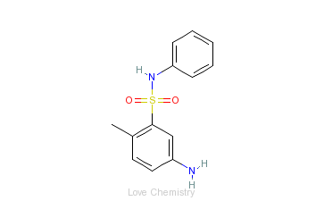 CAS:79-72-1_5-氨基-2-甲基-N-苯基苯磺酰胺的分子结构