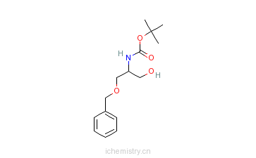 CAS:79069-15-1_N-Boc-(S)-2-氨基-3-苄氧基-1-丙醇的分子结构