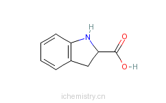CAS:79815-20-6_(S)-吲哚啉-2-羧酸的分子结构