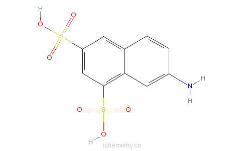 CAS:79873-35-1_7-氨基-1,3-萘二磺酸钾盐的分子结构