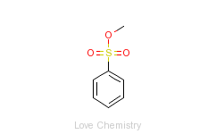 CAS:80-18-2_苯磺酸甲酯的分子结构