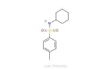CAS:80-30-8_N-环己基对甲苯磺酰胺的分子结构